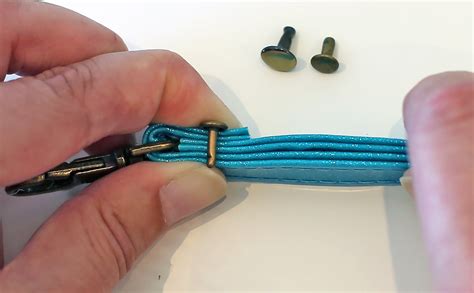 how to rivet fabric together